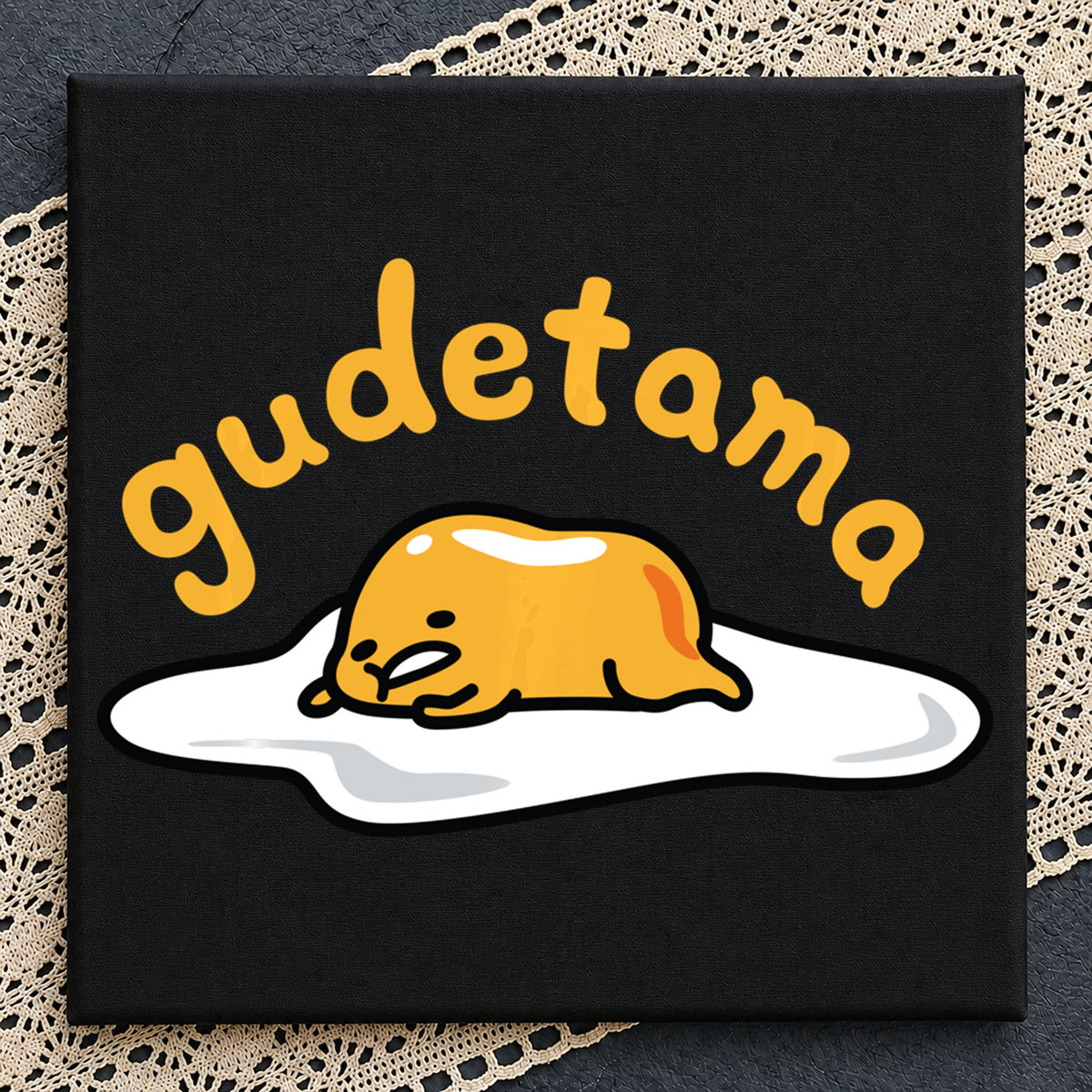 Gudetama Lazy Egg Sleeping Sanrio Kawaii Character PNG