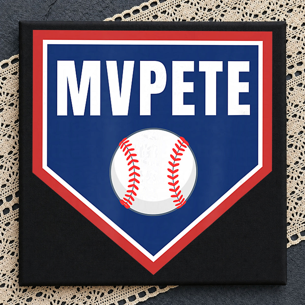 MVPETE Baseball Home Plate PNG, Sport Dad Gift Clipart