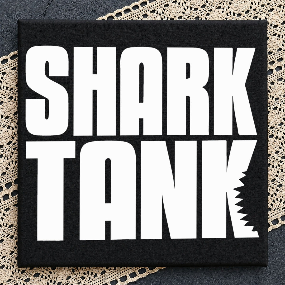 Shark Tank SVG, Bold Text Vinyl Cut File Clipart