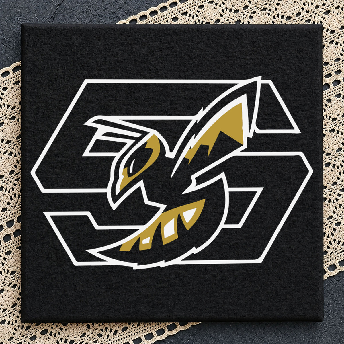 Fierce Letter S Monster Teeth SVG, Sports Mascot Cricut File