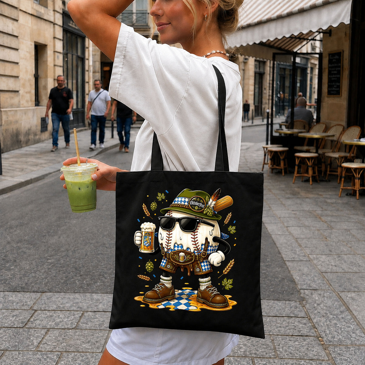 Oktoberfest Baseball PNG, Funny Beer Baseball PNG, German PNG