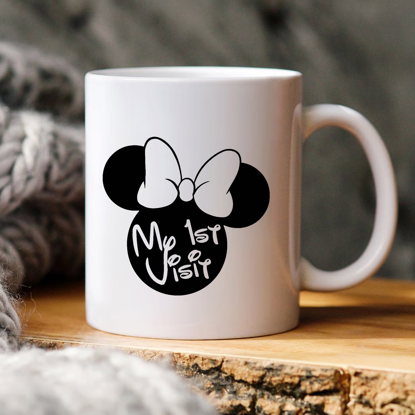 Minnie Mouse My First Visit SVG, Disney Trip SVG PNG, Mickey Ears SVG