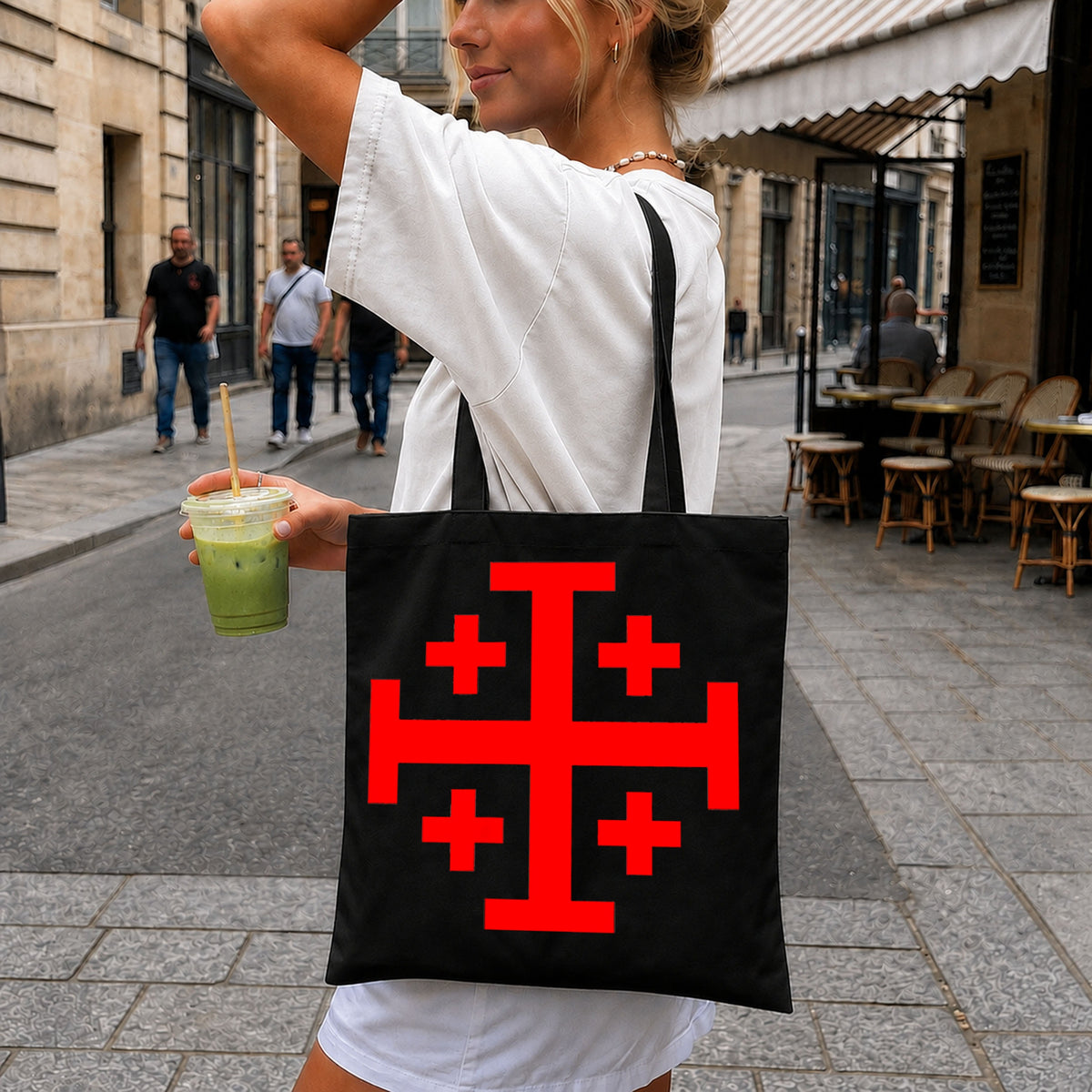 Jerusalem Cross PNG, Christian Cross Clipart, Religious Symbol PNG