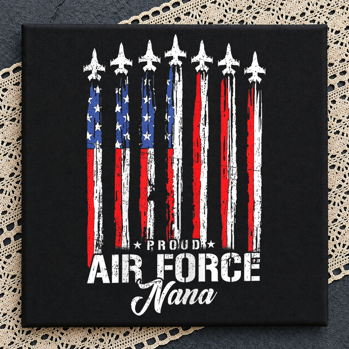 Proud Air Force Nana PNG, Horror Movie Clipart Design File