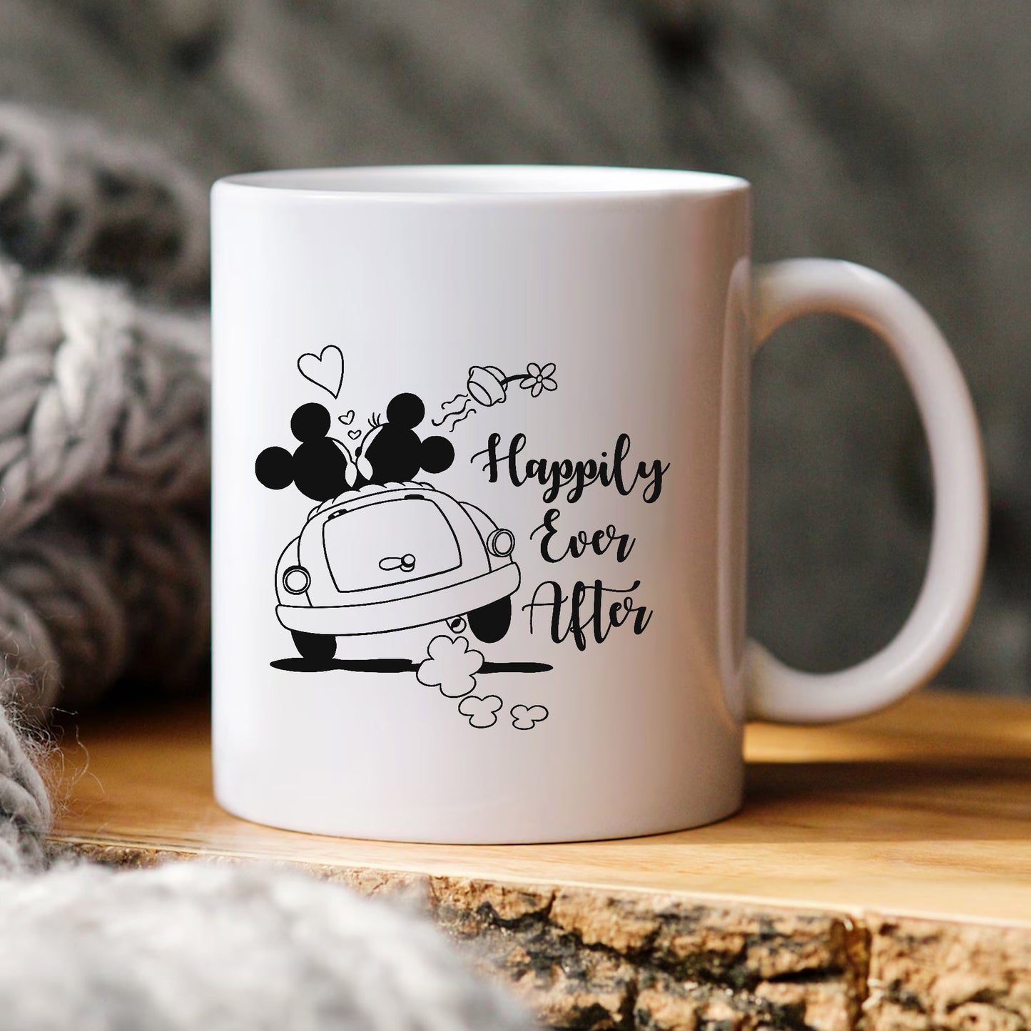 Mickey Minnie Happily Ever After SVG, Disney Wedding SVG PNG