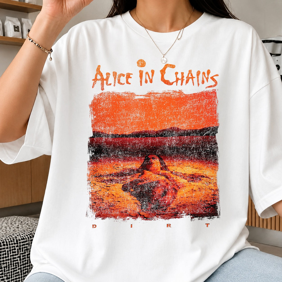 Alice In Chains Dirt Album Cover Vintage Grunge PNG