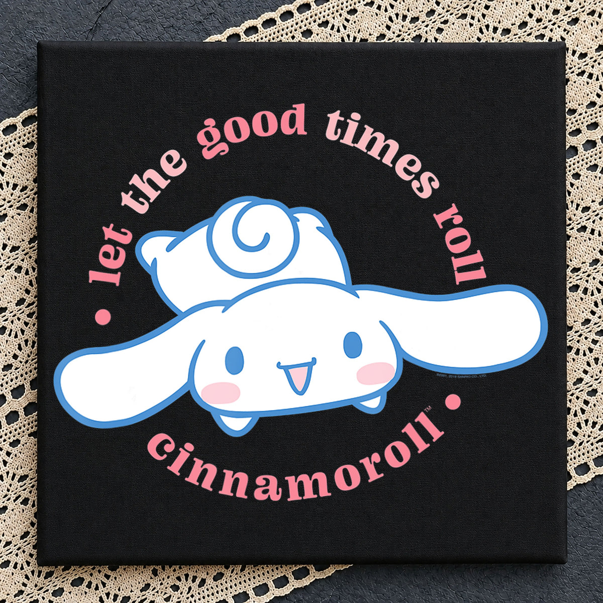 Cinnamoroll Let The Good Times Roll Sanrio Quote PNG