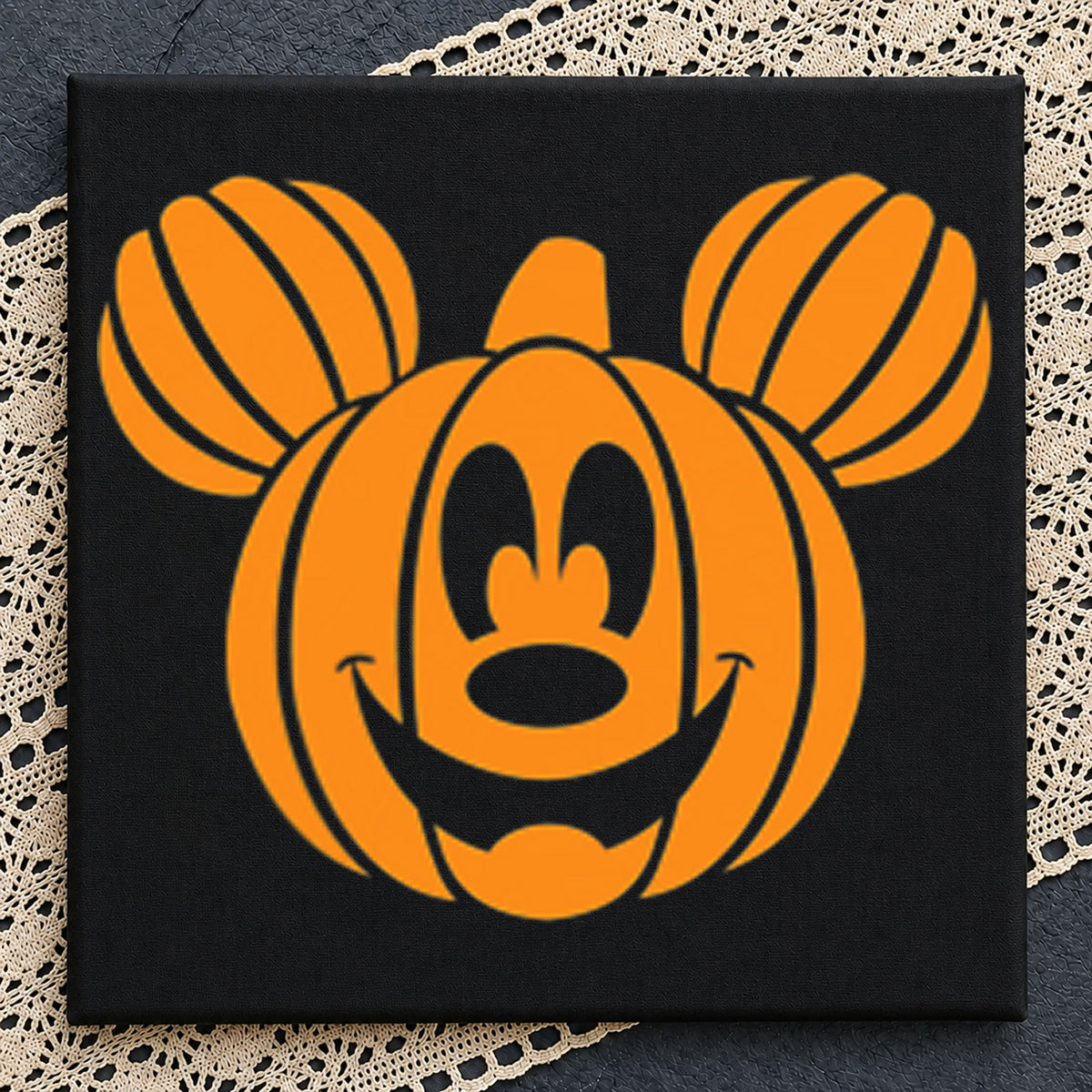 Mickey Mouse Halloween Pumpkin Jack O Lantern PNG