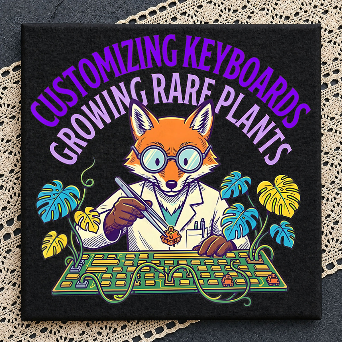 Customizing Keyboards Growing Rare Plants Fox PNG