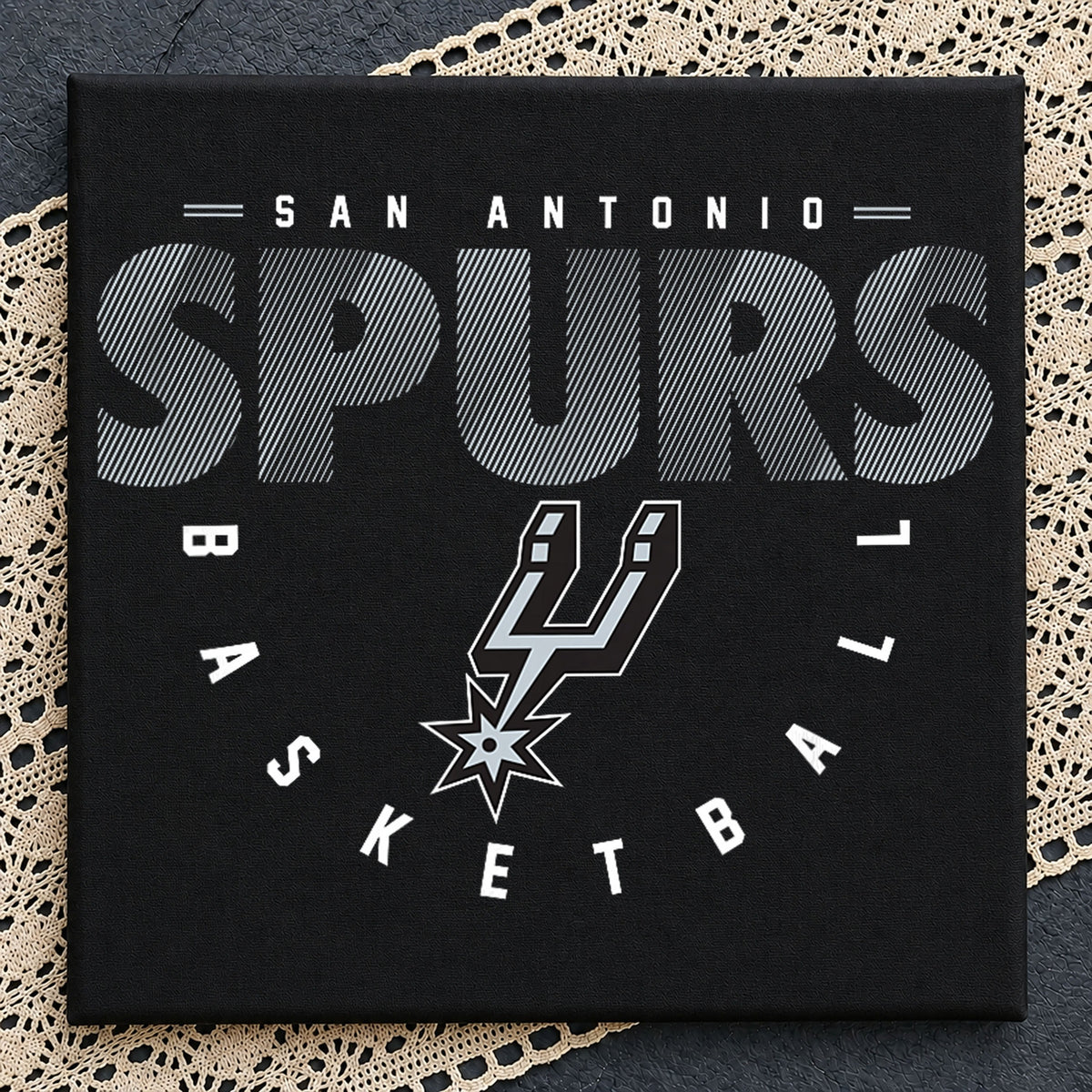 San Antonio Spurs Basketball Team Logo Clipart PNG