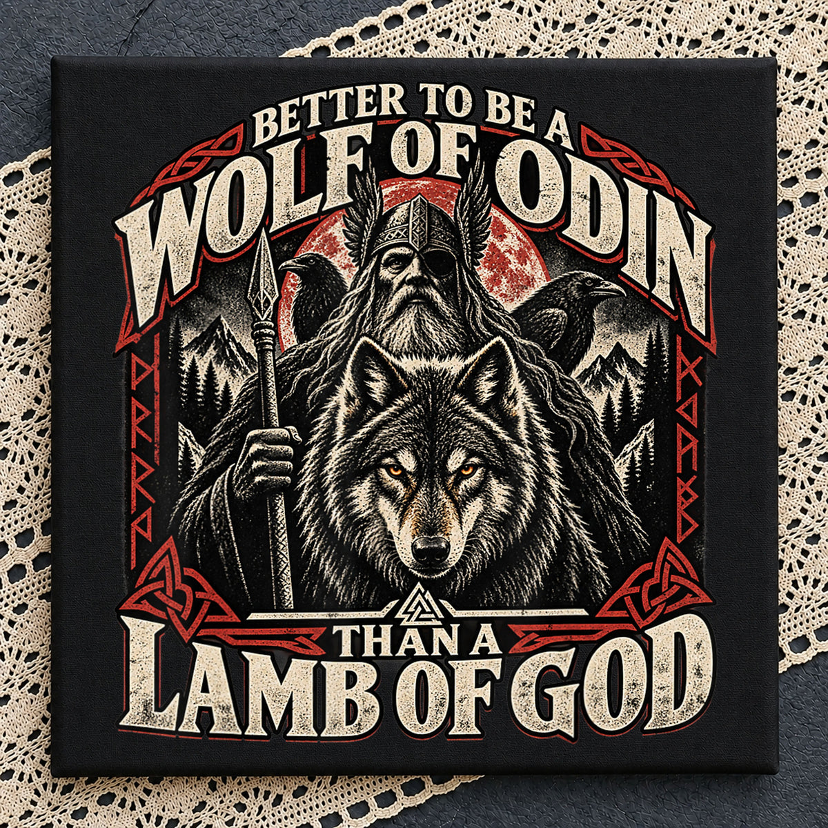 Wolf Of Odin Norse Mythology Viking Quote Design PNG