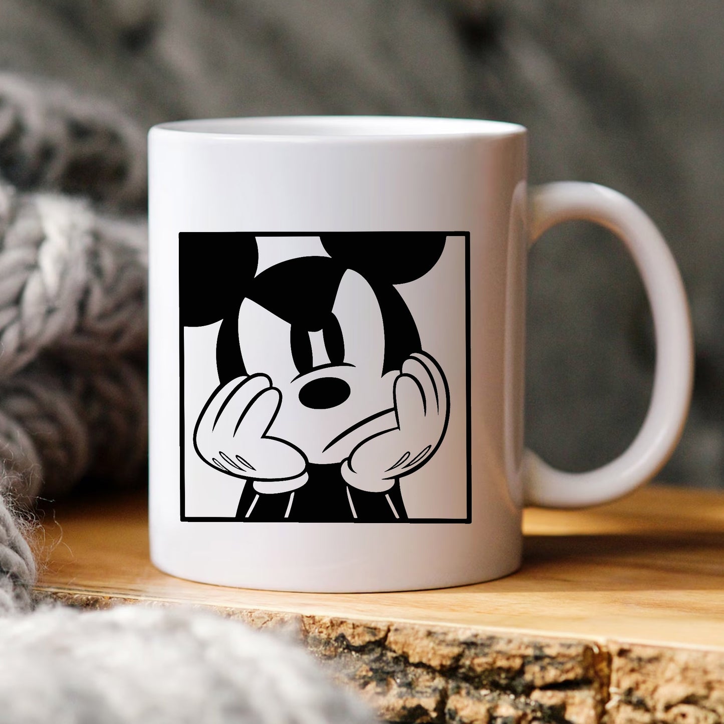 Mickey Mouse Hands On Face SVG, Funny Mickey PNG, Disney SVG