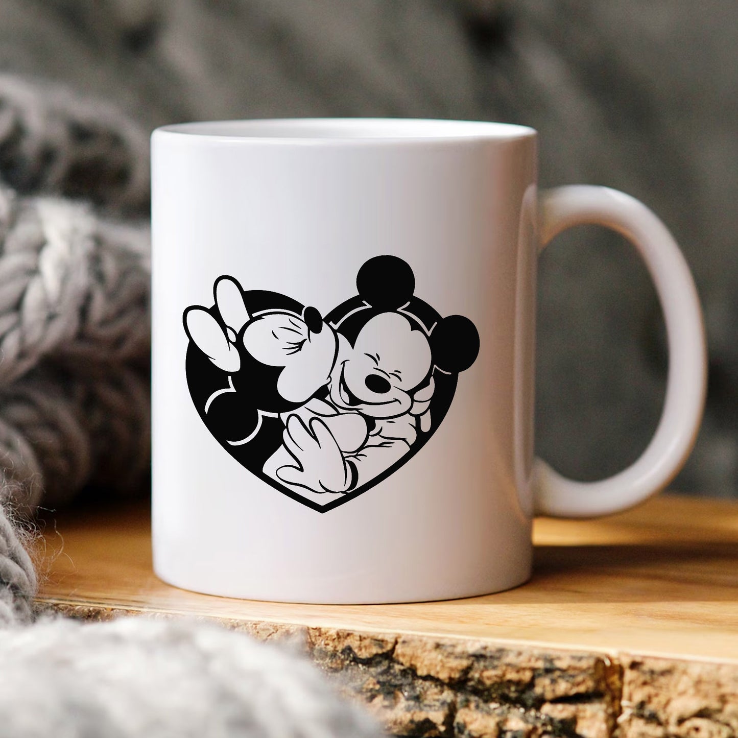 Mickey Minnie Mouse Valentine Heart SVG, Disney SVG PNG