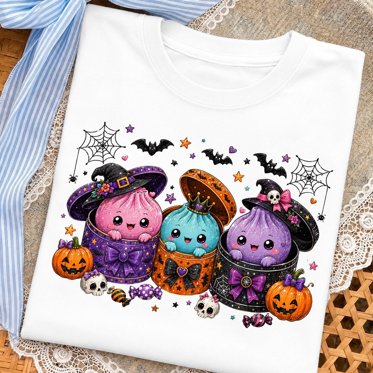 Kawaii Dumpling Halloween Bundle PNG | SvgBundleHub