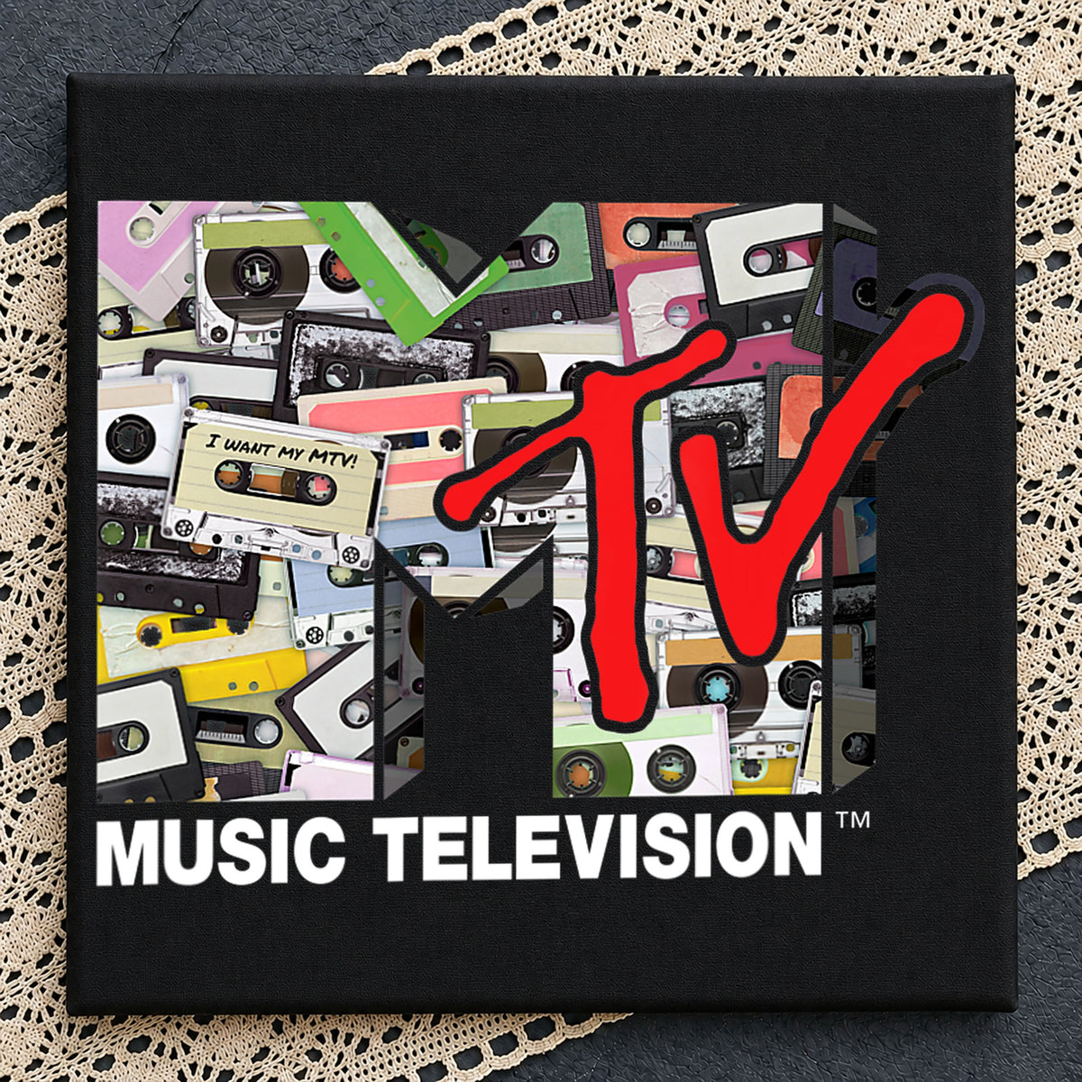 MTV Music Television Cassette Tapes Retro Vintage PNG