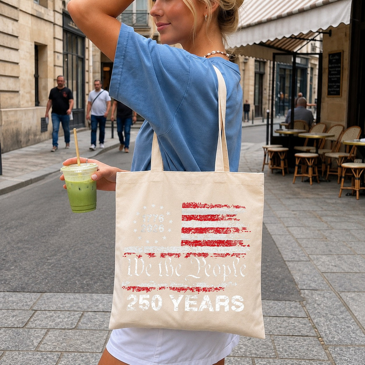 We The People 1776 2026 250 Years American Flag PNG