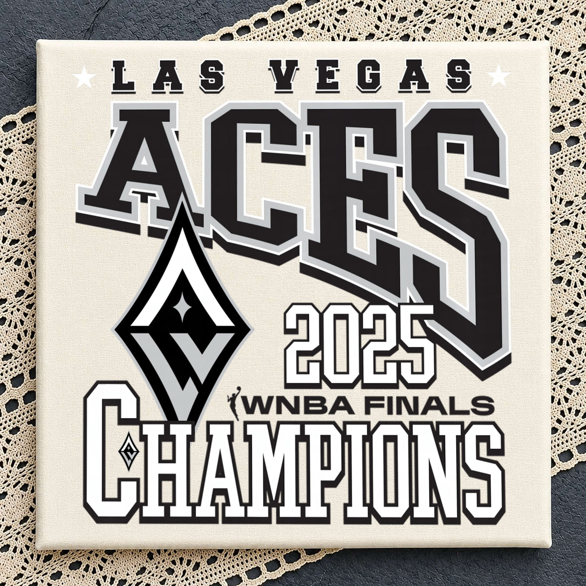Las Vegas Aces 2025 WNBA Finals Champions PNG, Aces, Basketball PNG