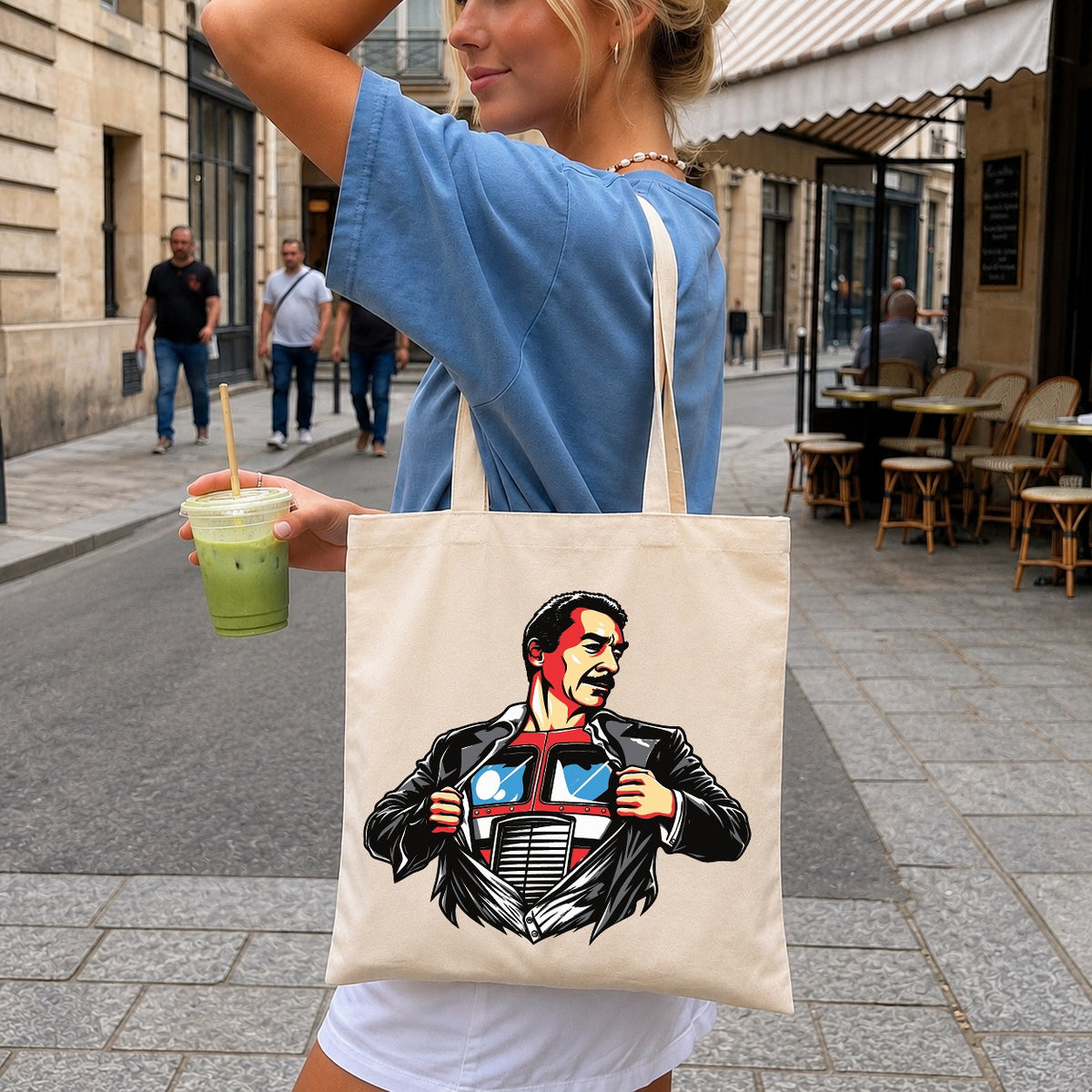 Optimus Prime Man Ripping Shirt Open Hero Cricut SVG