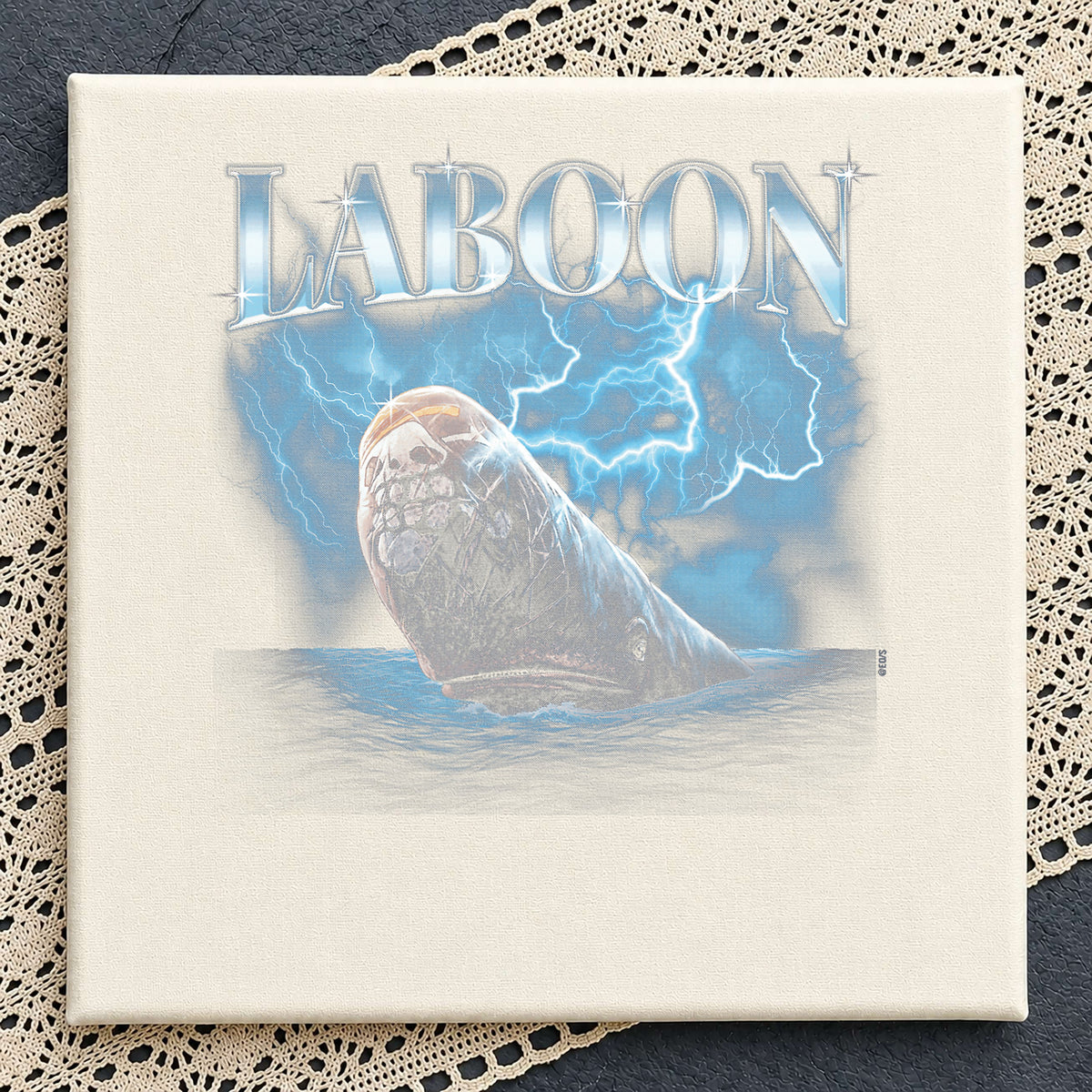 Laboon One Piece PNG, Anime Whale Vintage Bootleg PNG, One Piece PNG