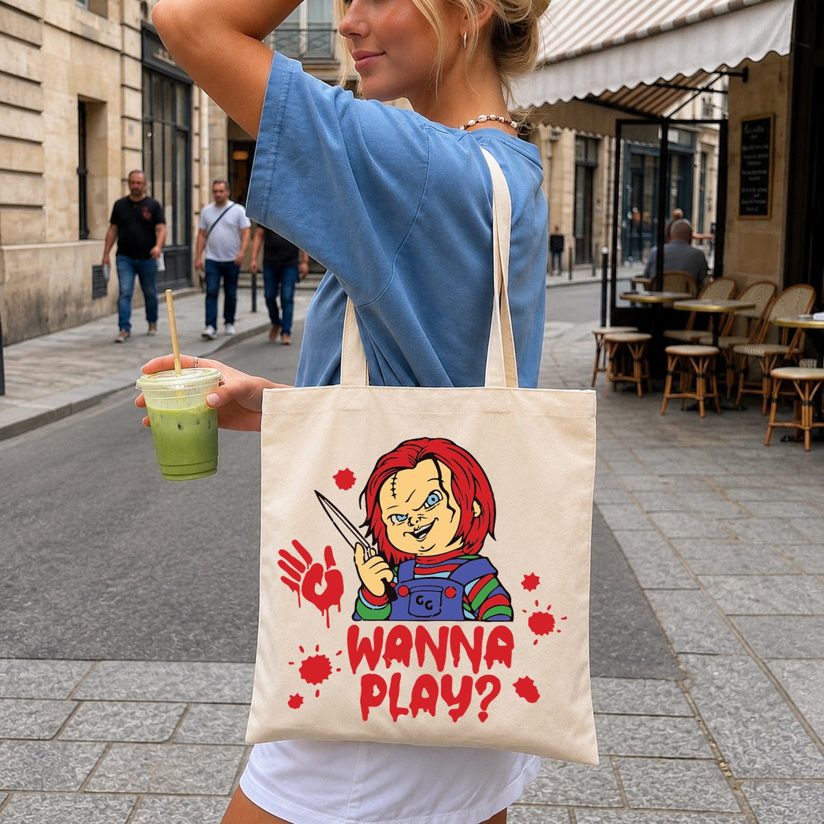 Chucky Wanna Play SVG, Horror Halloween Cricut Clipart