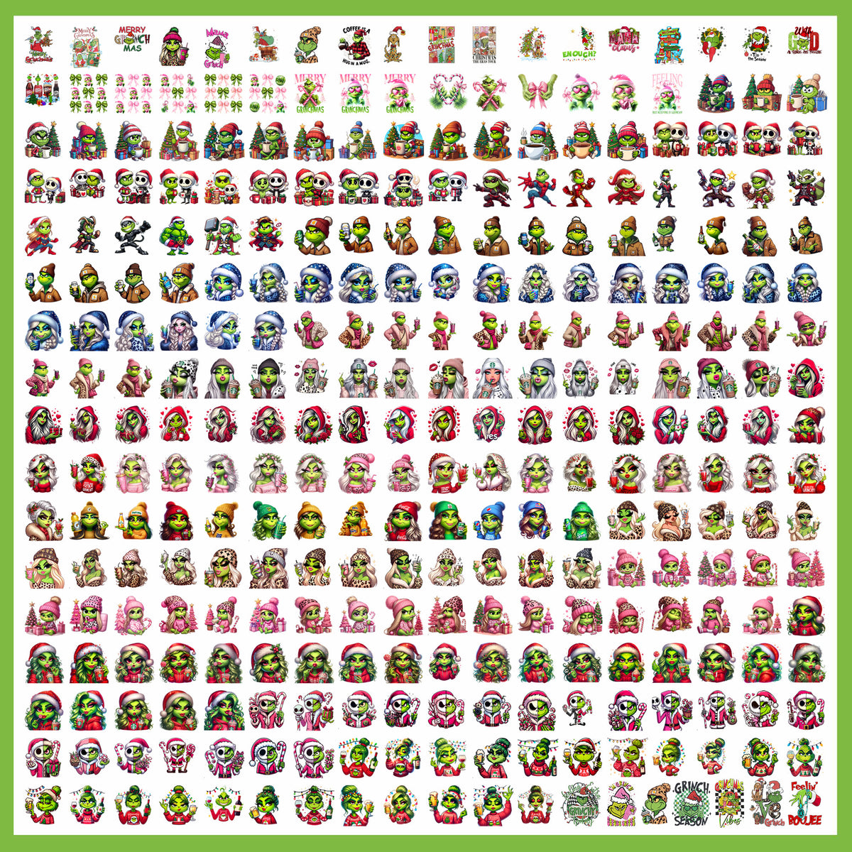 Grinch Christmas Bundle SVG| SvgBundleHub