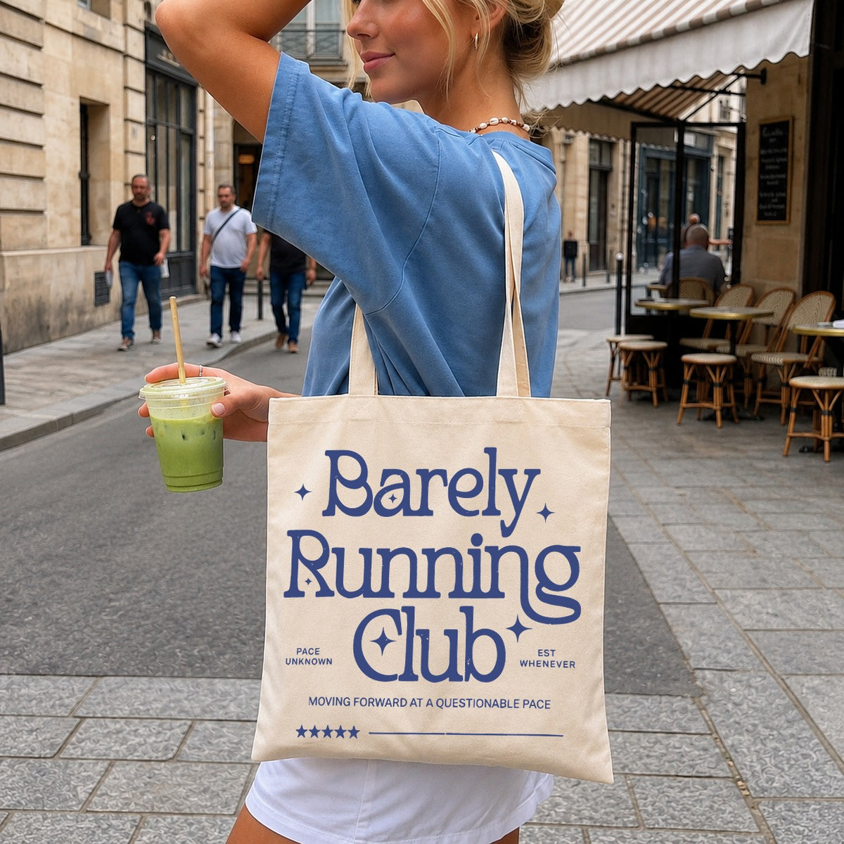 Barely Running Club SVG, Funny Runner Quote Cricut File