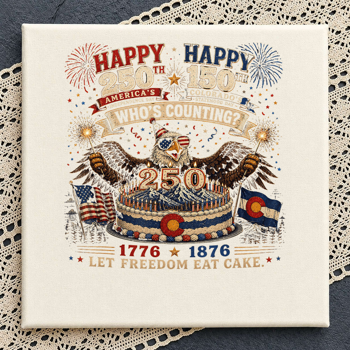 America 250th Birthday Eagle PNG, 4th Of July PNG, Colorado PNG