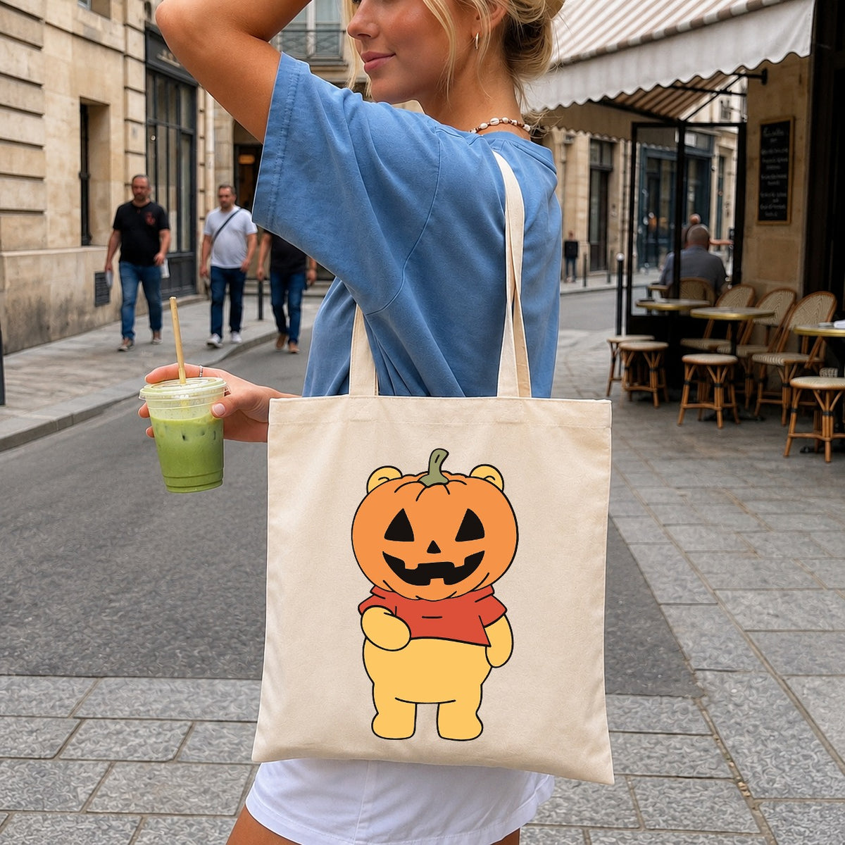 Winnie The Pooh Halloween Pumpkin Head Cricut File SVG