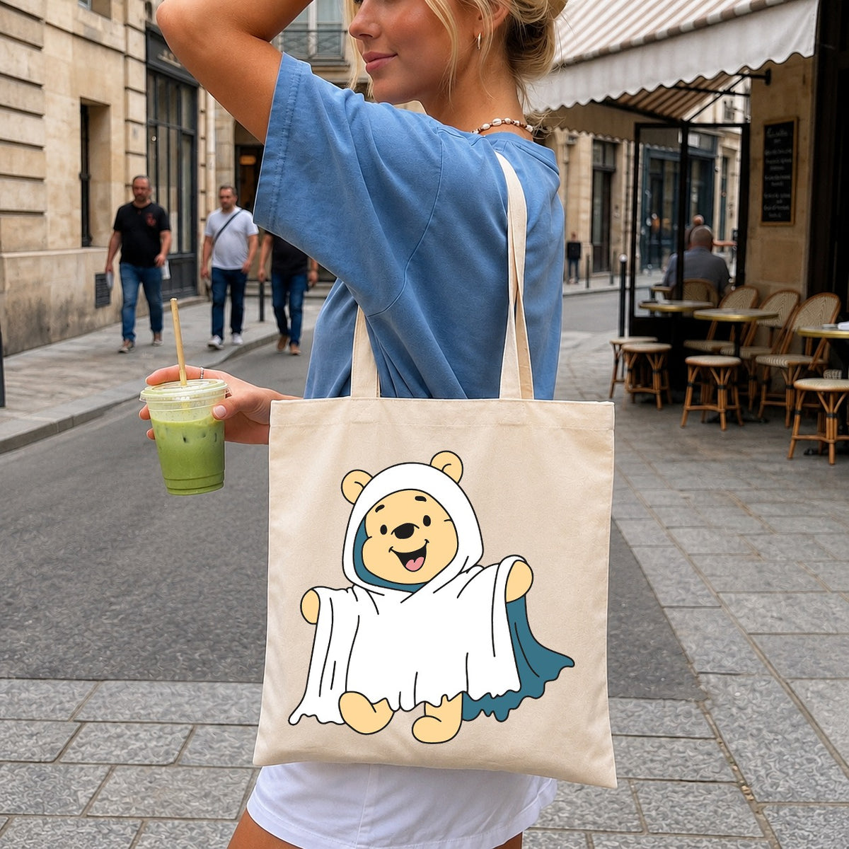 Winnie The Pooh Ghost Halloween Cricut Clipart SVG