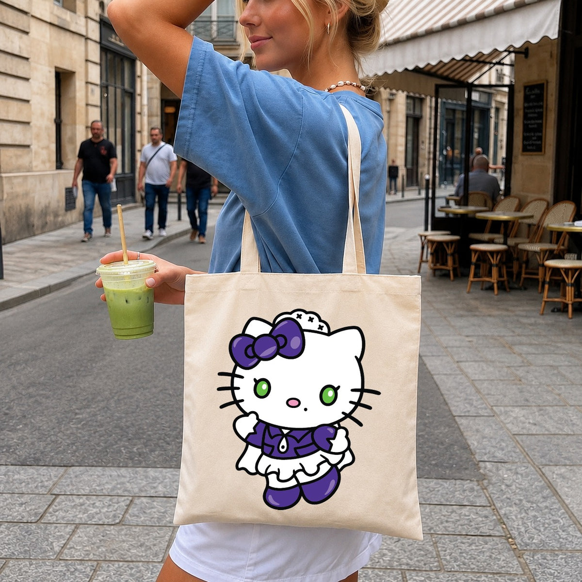 Hello Kitty Sailor Uniform Purple Cricut Cut File SVG