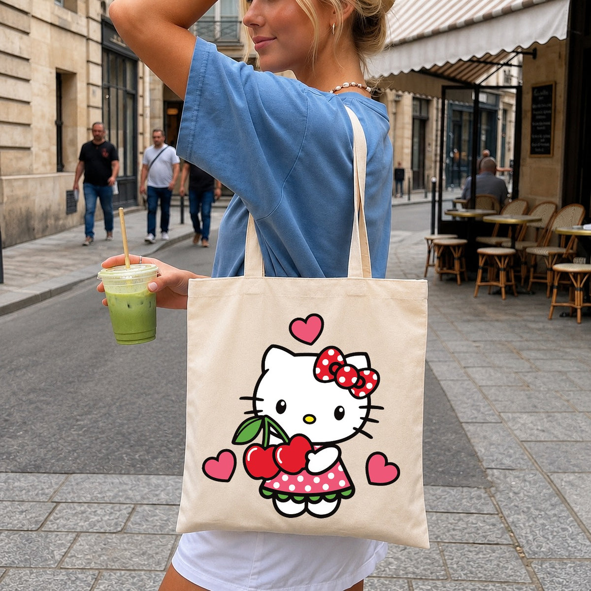 Hello Kitty Cherry Hearts Valentine Cricut Clipart SVG