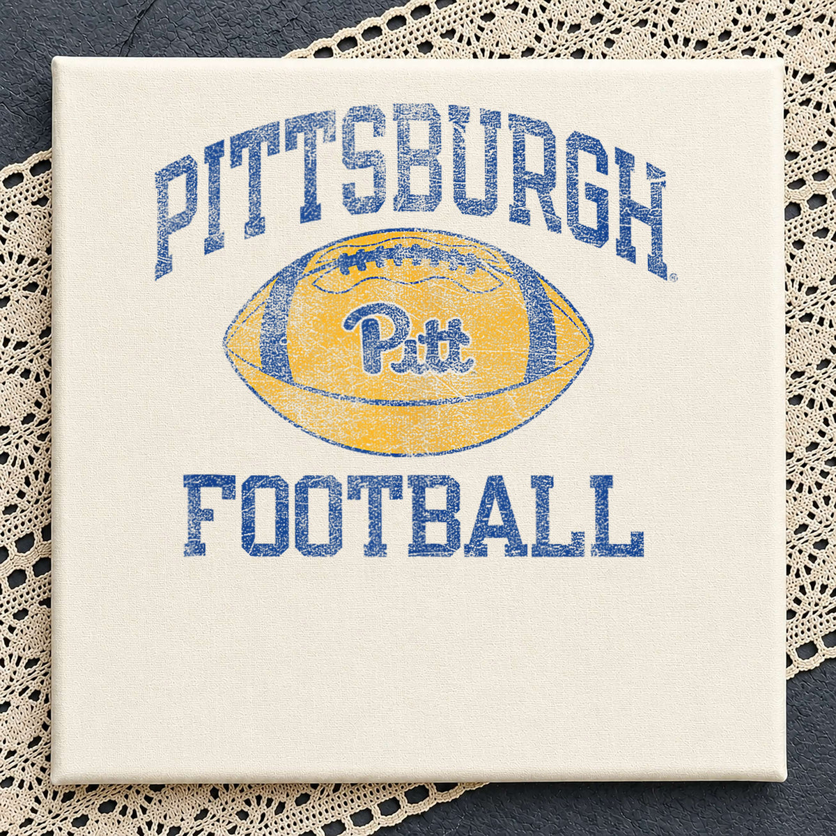 Pittsburgh Pitt Panthers Football Distressed PNG, College, Sports PNG