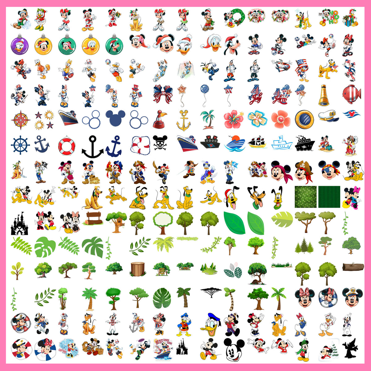 Mickey Mouse Mega Bundle PNG | SvgBundleHub