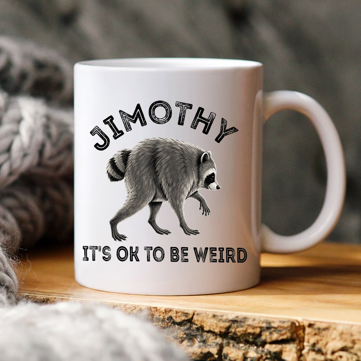 Jimothy Its Ok To Be Weird Raccoon PNG, Funny Raccoon PNG, Weird Raccoon PNG