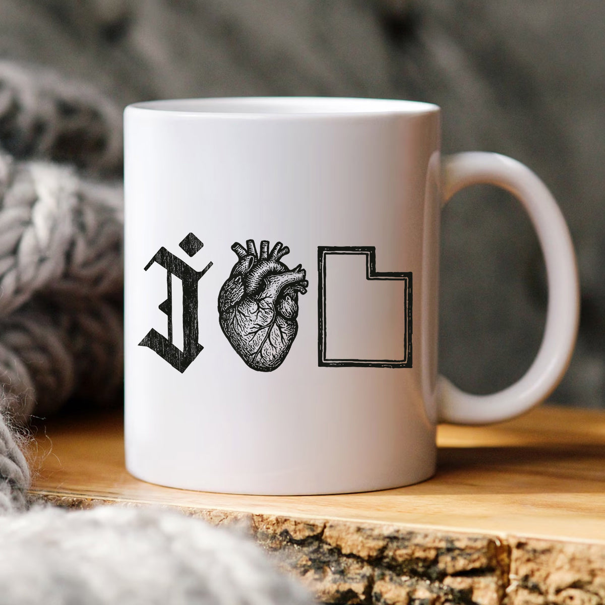 I Love Utah PNG, Anatomical Heart Gothic Letter PNG, Utah State PNG