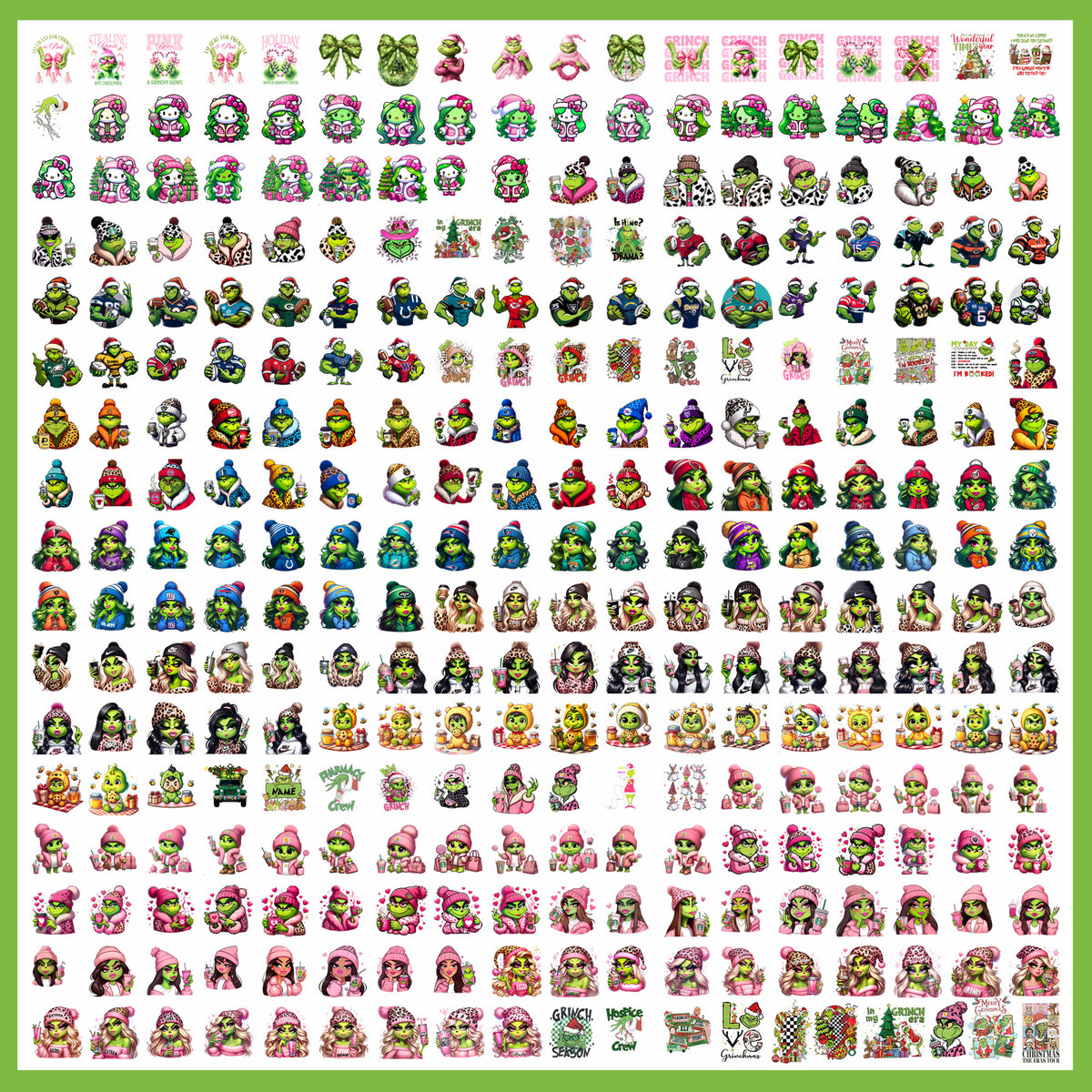 Grinch Christmas Bundle SVG| SvgBundleHub