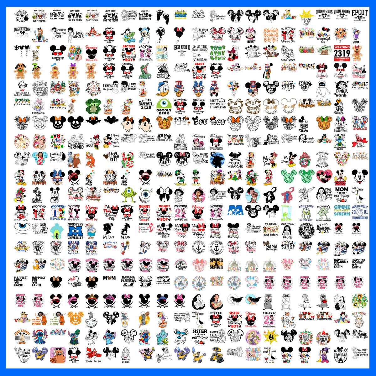 Disney 2025 Mega Bundle SVG PNG | SvgBundleHub