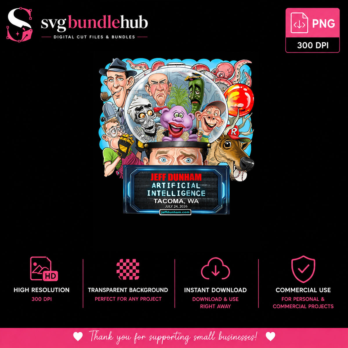 Jeff Dunham Artificial Intelligence Tour PNG, Ventriloquist PNG, Comedian PNG